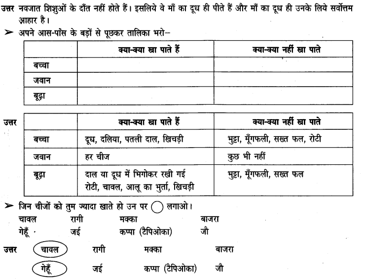 NCERT Solutions for Class 3 पर्यावरण अध्ययन Chapter-6 खाना अपना -अपना 3