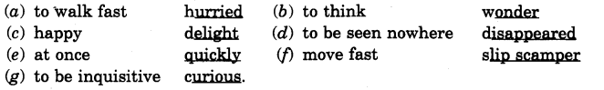 NCERT Solutions for Class 4 English Unit-4 Chapter 8 Alice in Wonderland Lets Write Q1