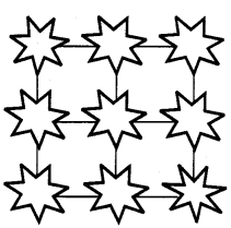 NCERT Solutions for Class 4 Mathematics Unit-10 Play With Patterns Page 111 Q1