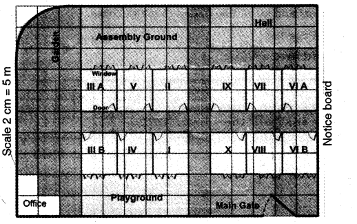 NCERT Solutions for Class 5 Maths Chapter 8 Mapping Your Way Page 124 Q3.1