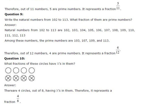 NCERT Solutions for Class 6 Maths Chapter 7 Fractions Ex 7.1 Q5