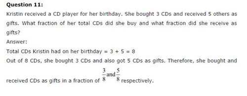 NCERT Solutions for Class 6 Maths Chapter 7 Fractions Ex 7.1 Q6
