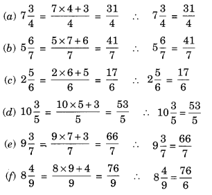 NCERT Solutions for Class 6 Maths Chapter 7 Fractions