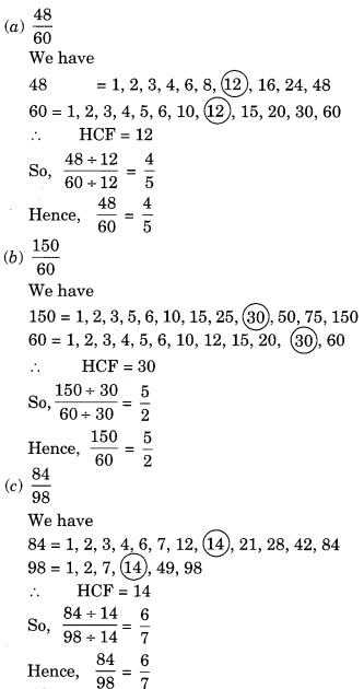 NCERT Solutions for Class 6 Maths Chapter 7 Fractions