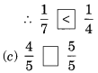 NCERT Solutions for Class 6 Maths Chapter 7 Fractions