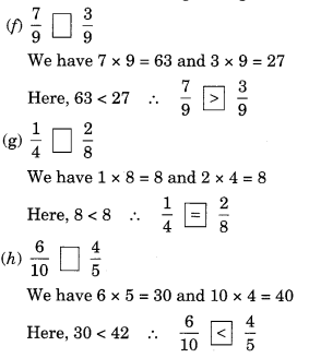 NCERT Solutions for Class 6 Maths Chapter 7 Fractions