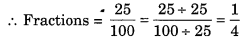 NCERT Solutions for Class 6 Maths Chapter 7 Fractions 