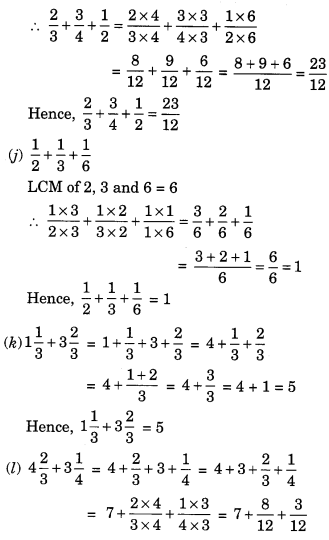 NCERT Solutions for Class 6 Maths Chapter 7 Fractions