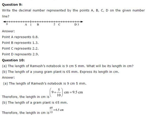 NCERT Solutions for Class 6 Maths Chapter 8 Decimals Ex 8.1 Q9