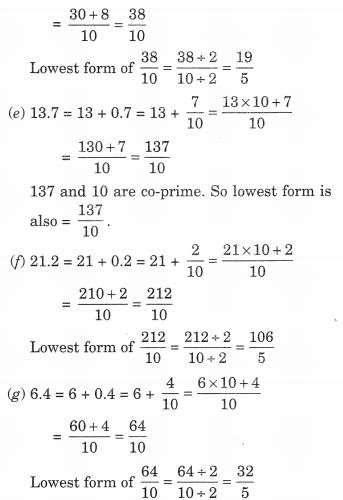 NCERT Solutions for Class 6 Maths Chapter 8 Decimals 