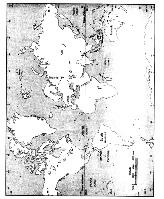 NCERT Solutions for Class 6 Social Science Geography Chapter 5 Major Domains of the Earth MCQs Q1