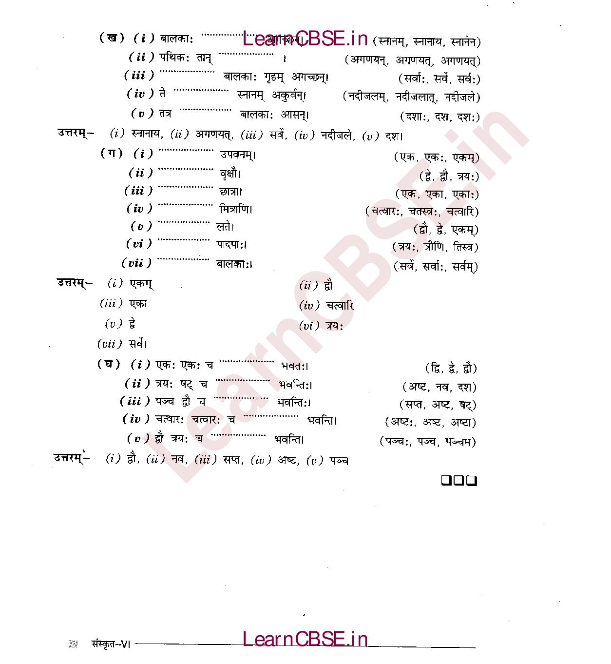 NCERT Solutions for Class 6th Sanskrit Chapter 12 दशमः त्वम् असि 9