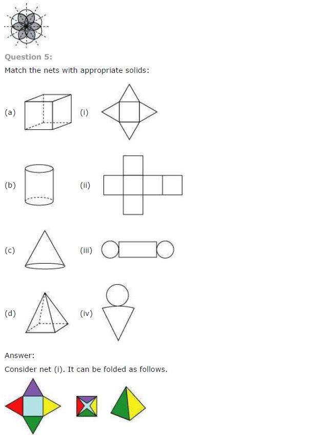 NCERT Solutions for Class 7 Maths Chapter 14 Symmetry Ex 14.1 Q5