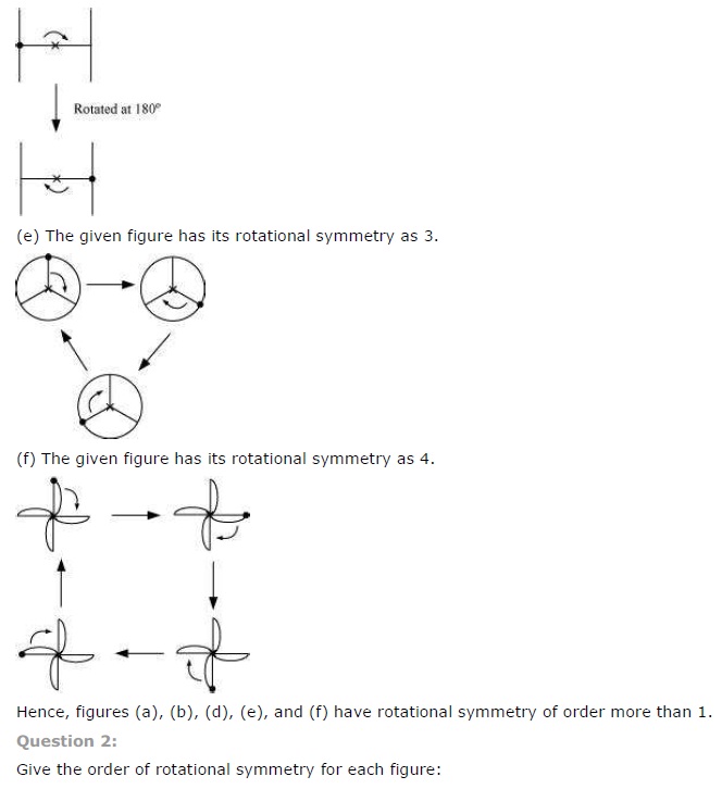 NCERT Solutions for Class 7 Maths Chapter 14 Symmetry Ex 14.2 Q1.1
