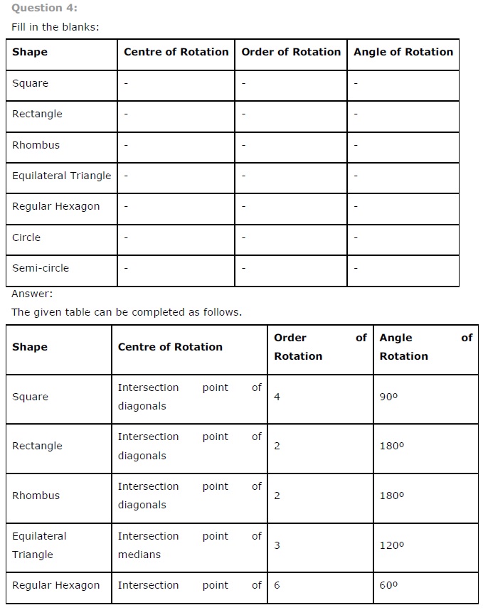 NCERT Solutions for Class 7 Maths Chapter 14 Symmetry Ex 14.3 Q3