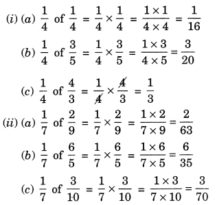 NCERT Solutions for Class 7 Maths Chapter 2 Fractions and Decimals Ex 2.3 2