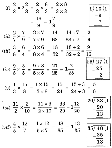 NCERT Solutions for Class 7 Maths Chapter 2 Fractions and Decimals Ex 2.3 4