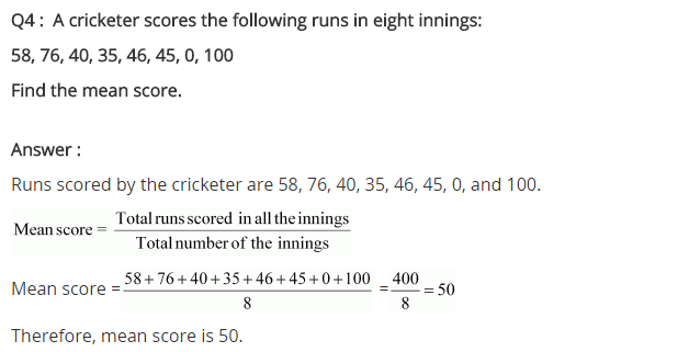 NCERT Solutions for Class 7 Maths Chapter 3 Data Handling Ex 3.1 Q4