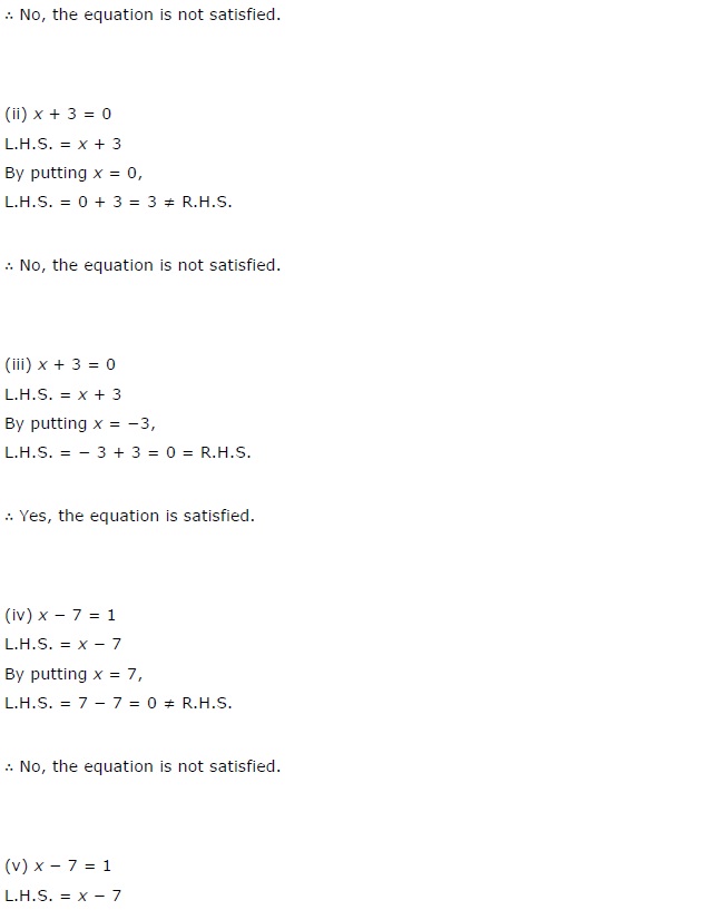 NCERT Solutions for Class 7 Maths Chapter 4 Simple Equations Ex 4.1 Q1.1