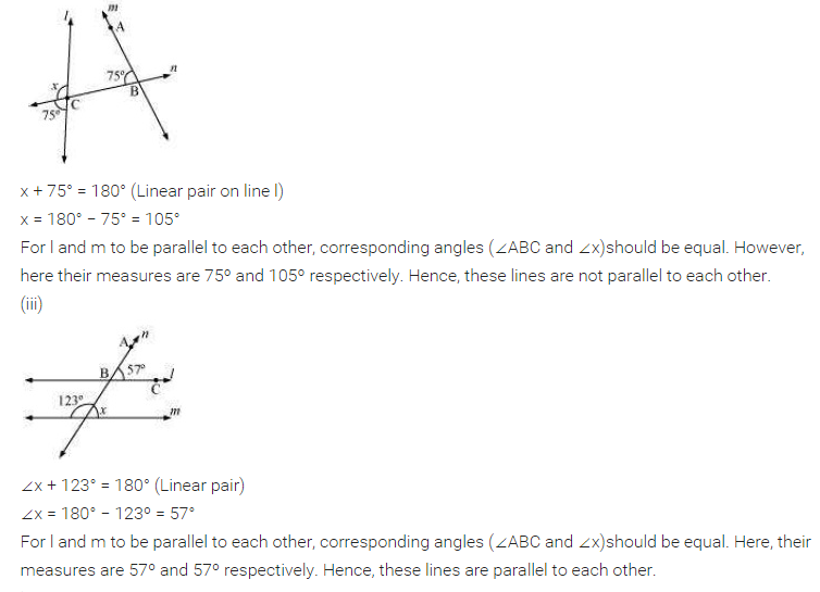 NCERT Solutions for Class 7 Maths Chapter 5 Lines and Angles Ex 5.2 Q6