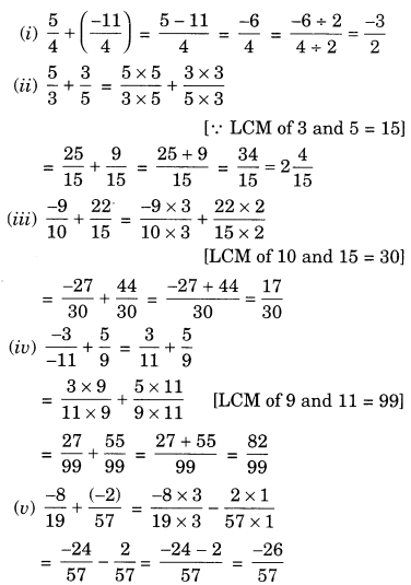 NCERT Solutions for Class 7 Maths Chapter 9 Rational Numbers Ex 9.2 2