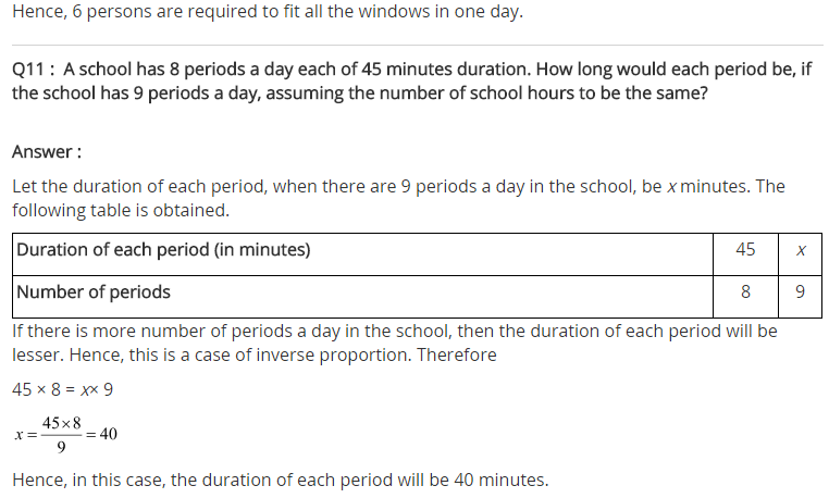 NCERT Solutions for Class 8 Maths Chapter 13 Direct and Inverse Proportions Ex 13.2 q-9