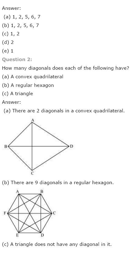 NCERT Solutions for Class 8 Maths Chapter 3 Understanding Quadrilaterals Ex 3.1 q-2