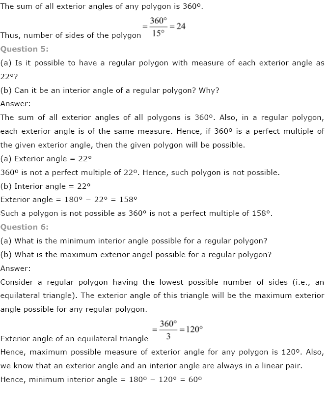 NCERT Solutions for Class 8 Maths Chapter 3 Understanding Quadrilaterals Ex 3.2 q-4