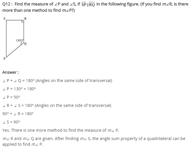 NCERT Solutions for Class 8 Maths Chapter 3 Understanding Quadrilaterals Ex 3.3 q-12