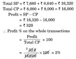 NCERT Solutions for Class 8 Maths Chapter 8 Comparing Quantities Ex 8.2 Q5.2