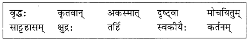 NCERT Solutions for Class 8 Sanskrit Chapter 5 कण्टकेनैव कण्टकम् Q5