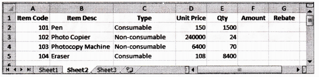 NCERT-Solutions-for-Class-9-Foundation-of-Information-Technology-MS-Excel-2007-Application-Oriented-Questions-Q3