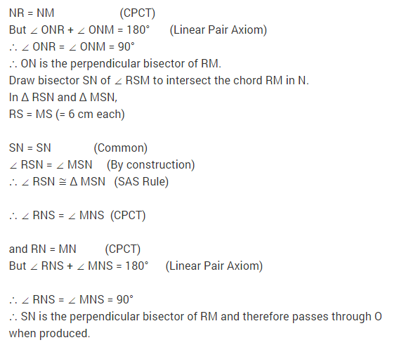 NCERT Solutions for Class 9 Maths Chapter 10 Circles Ex 10.4 A10.1