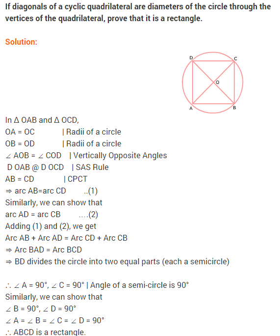 NCERT Solutions for Class 9 Maths Chapter 10 Circles Ex 10.5 A7