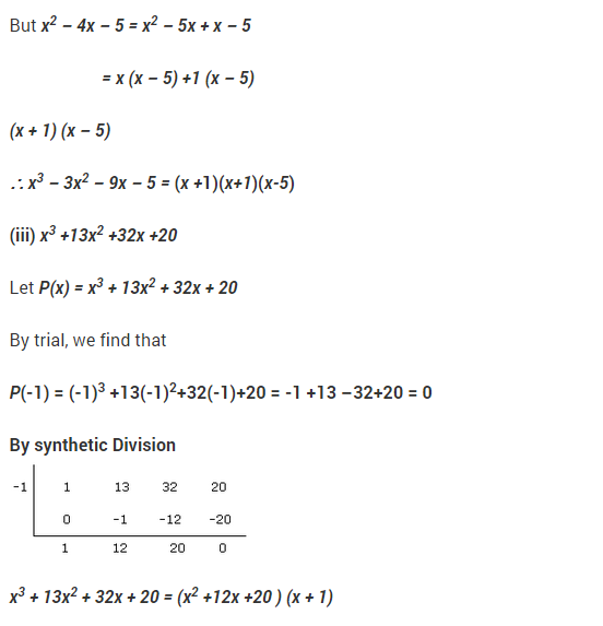 NCERT Solutions for Class 9 Maths Chapter 2 Polynomials Ex 2.4 Q17.1
