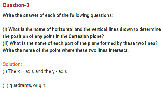 NCERT Solutions for Class 9 Maths Chapter 3 Coordinate Geometry Ex 3.2 Q3