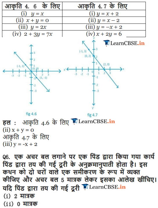 Solutions of Exercise 4.3 of Class 9 Maths in Hindi medium in PDF