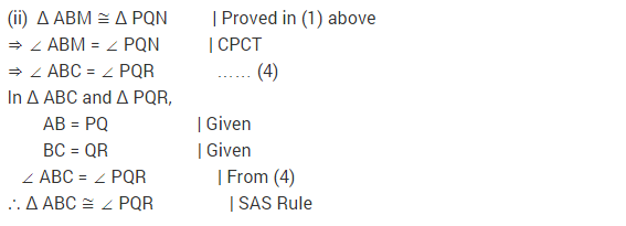 NCERT Solutions for Class 9 Maths Chapter 7 Triangles Ex 7.3 q3.1