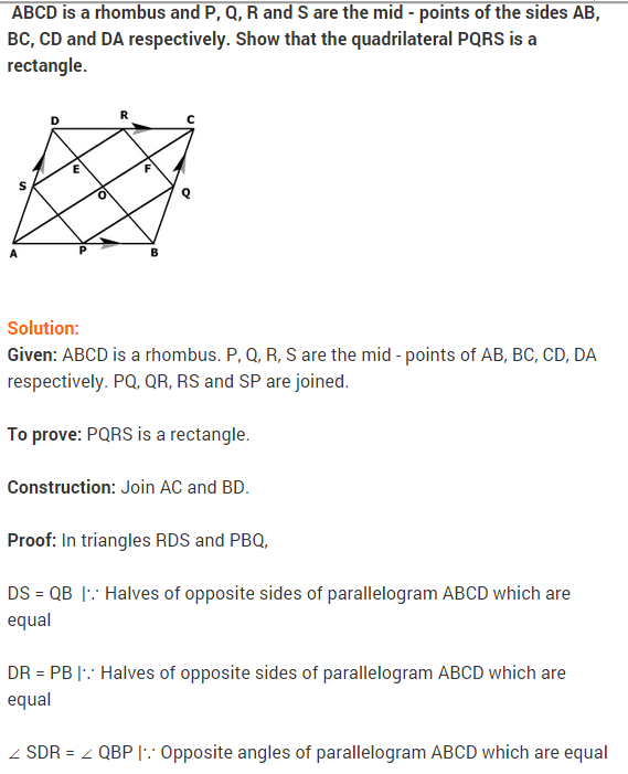 NCERT Solutions for Class 9 Maths Chapter 8 Quadrilaterals Ex 8.2 q2