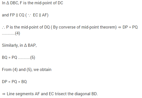 NCERT Solutions for Class 9 Maths Chapter 8 Quadrilaterals Ex 8.2 q5.1