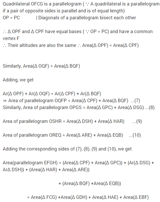 NCERT Solutions for Class 9 Maths Chapter 9 Areas of Parallelograms and Triangles Ex 9.2 A2.2
