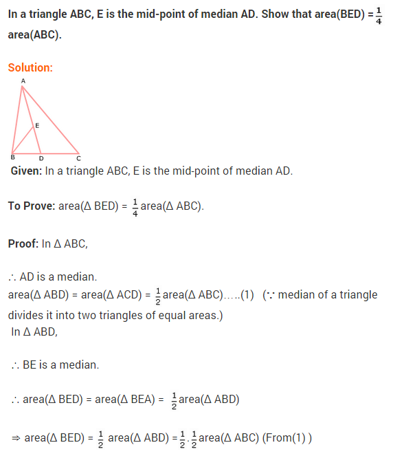 NCERT Solutions for Class 9 Maths Chapter 9 Areas of Parallelograms and Triangles Ex 9.3 A2