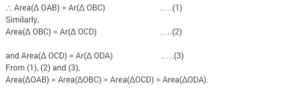 NCERT Solutions for Class 9 Maths Chapter 9 Areas of Parallelograms and Triangles Ex 9.3 A3.1
