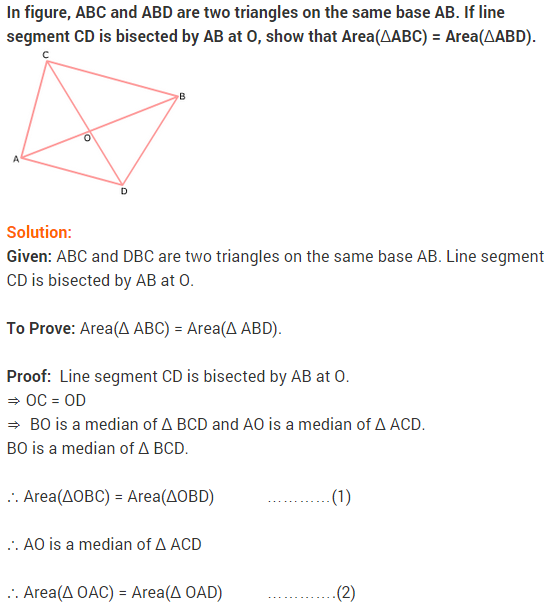 NCERT Solutions for Class 9 Maths Chapter 9 Areas of Parallelograms and Triangles Ex 9.3 A4