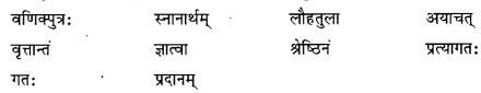 NCERT Solutions for Class 9 Sanskrit Shemushi Chapter 8 लौहतुला 4