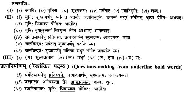 NCERT Solutions for Class 9th Sanskrit Chapter 13 Bharatiyam Vignanam 6