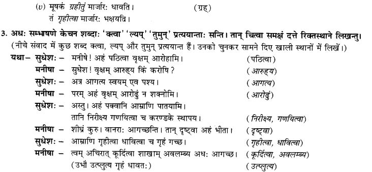 NCERT Solutions for Class 9th Sanskrit Chapter 17 Tumun Katvaa Layapa Pratyayanam Prayogah 7
