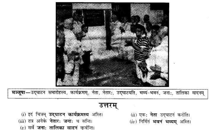 NCERT Solutions for Class 9th Sanskrit Chapter 4 चित्राधारितम् वर्णनम् 9