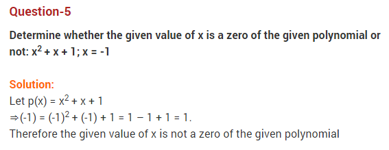 Polynomials Class 10 Extra Questions Maths Chapter 2 Q5