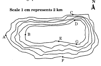 Practical Work in Geography Class 11 Solutions Chapter 5 Topographical Maps Exercise A